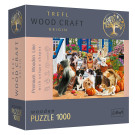 Premium Holz-Puzzle Doggy Friendship 1000 Teile